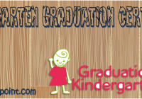 Kindergarten Graduation Certificate Template Free Download by Paddle