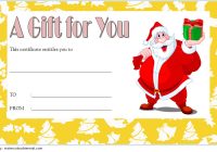 Merry Christmas Gift Certificate Templates (10+ Best Ideas)