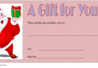 Merry Christmast Gift Certificate Template 9