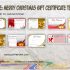 FREE Merry Christmas Gift Certificate Templates (10+ Best Ideas)