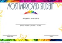 Most Improved Student Certificate Template 7