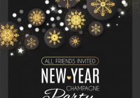 New Year Party Flyer Template PSD Free (1st Best Format)