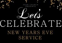 New Year’s Eve Church Service Flyer Free Design (3rd Wonderful Idea)