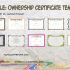 Ownership Certificate Templates – 10+ FREE Exclusive Designs