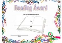 FREE Reader Award Certificate Templates - 5+ Best Ideas