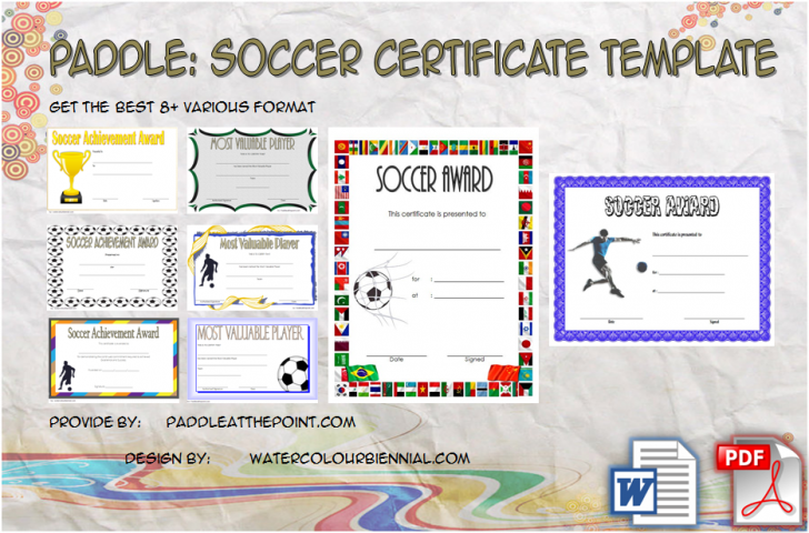 Permalink to Soccer Certificate Template Free – 8+ Greatest Designs