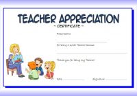 10+ Teacher Appreciation Certificate Templates Ideas FREE