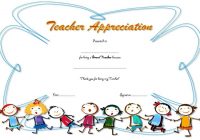 Teacher Appreciation Certificate Template 6