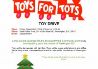 Toys for Tots Donation Flyer Template Free Editable (3rd Fundraiser Design)