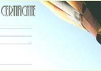 Travel Gift Certificate Template 2