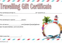 Travel Gift Certificate Template 7