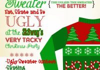 Ugly Sweater Contest Flyer Printable Free (1st Best Idea)
