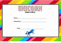 Unicorn Adoption Certificate Template 5