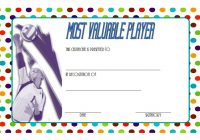 Volleyball Award Certificate Template Free 5