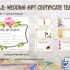Free Editable Wedding Gift Certificate – 7+ Template Ideas