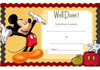 Well Done Certificate Template 6