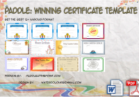Winner Certificate Template by Paddle